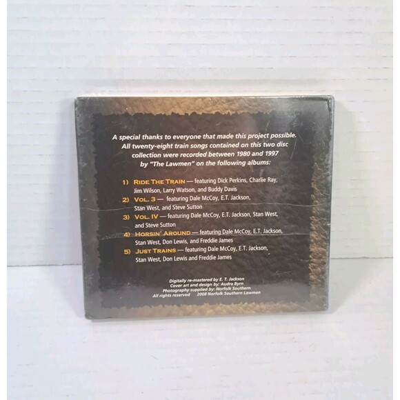 Norfolk Southern Lawmen Band Power And Poetry Greatest Train Songs 1980-1997 CD - Picture 2 of 3